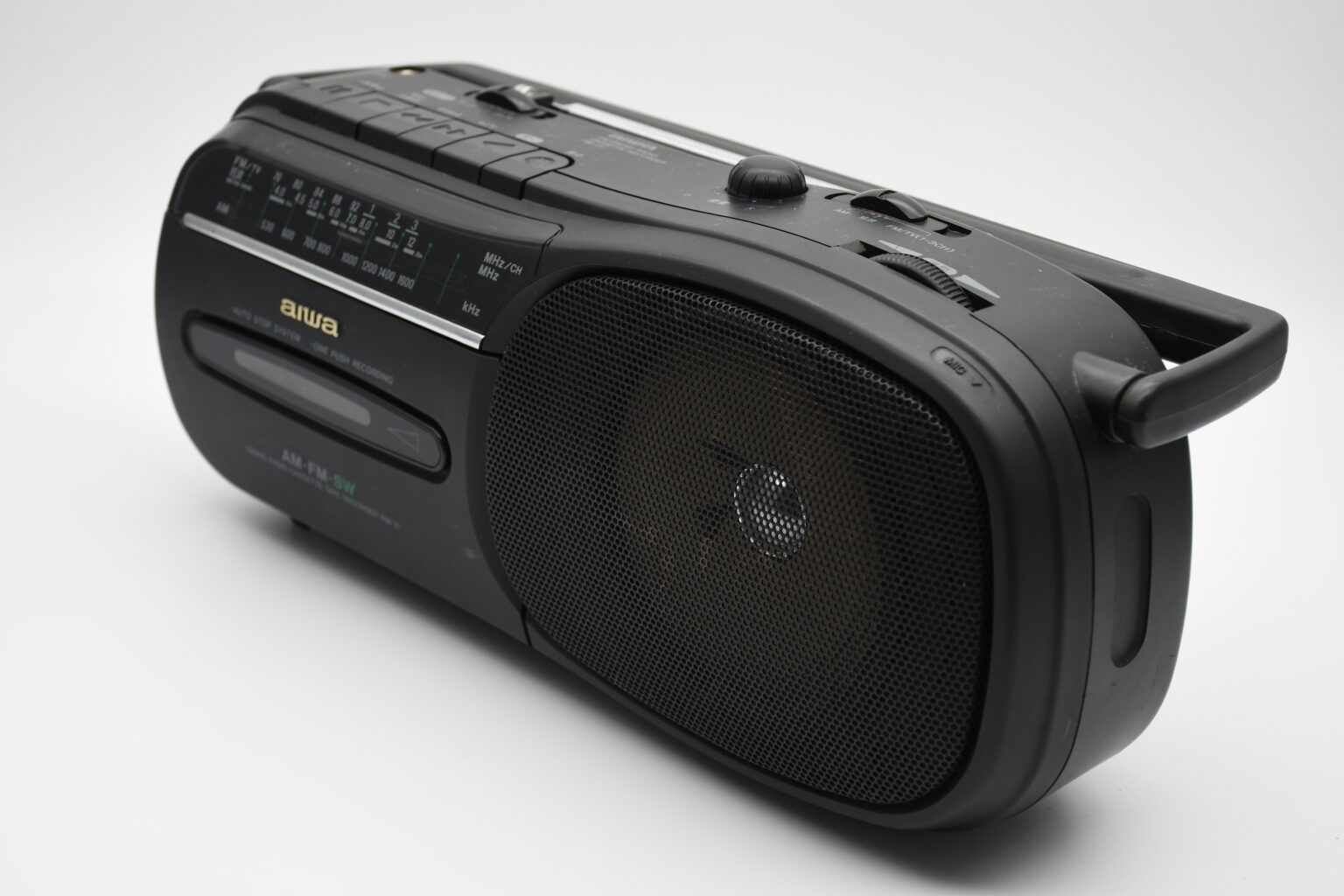 aiwa 3 band radio cassette tape recorder rm21 cleaning work Vintage